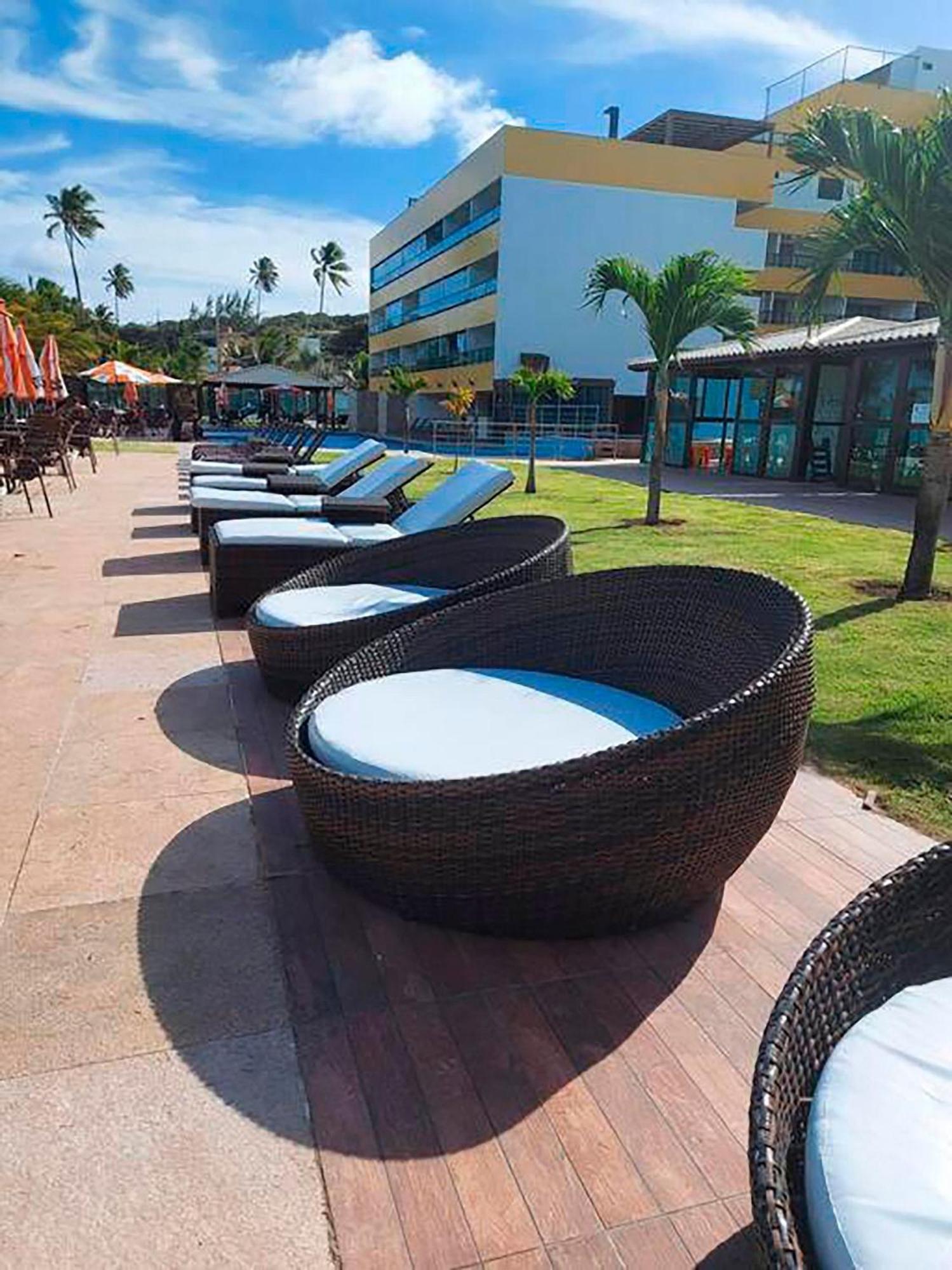 Flat Frente Mar - Praia De Tabatinga Конде Екстериор снимка