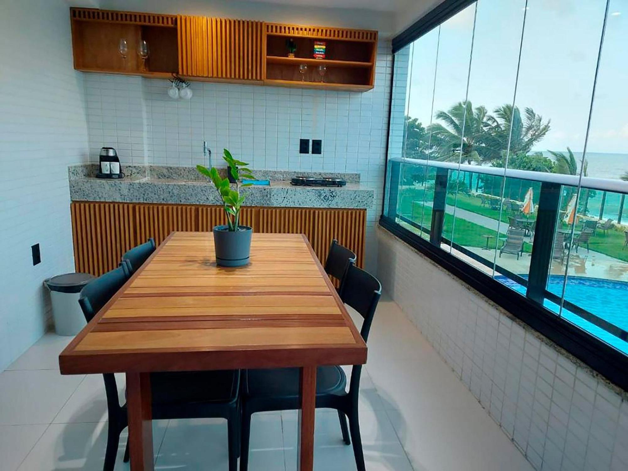 Flat Frente Mar - Praia De Tabatinga Конде Екстериор снимка