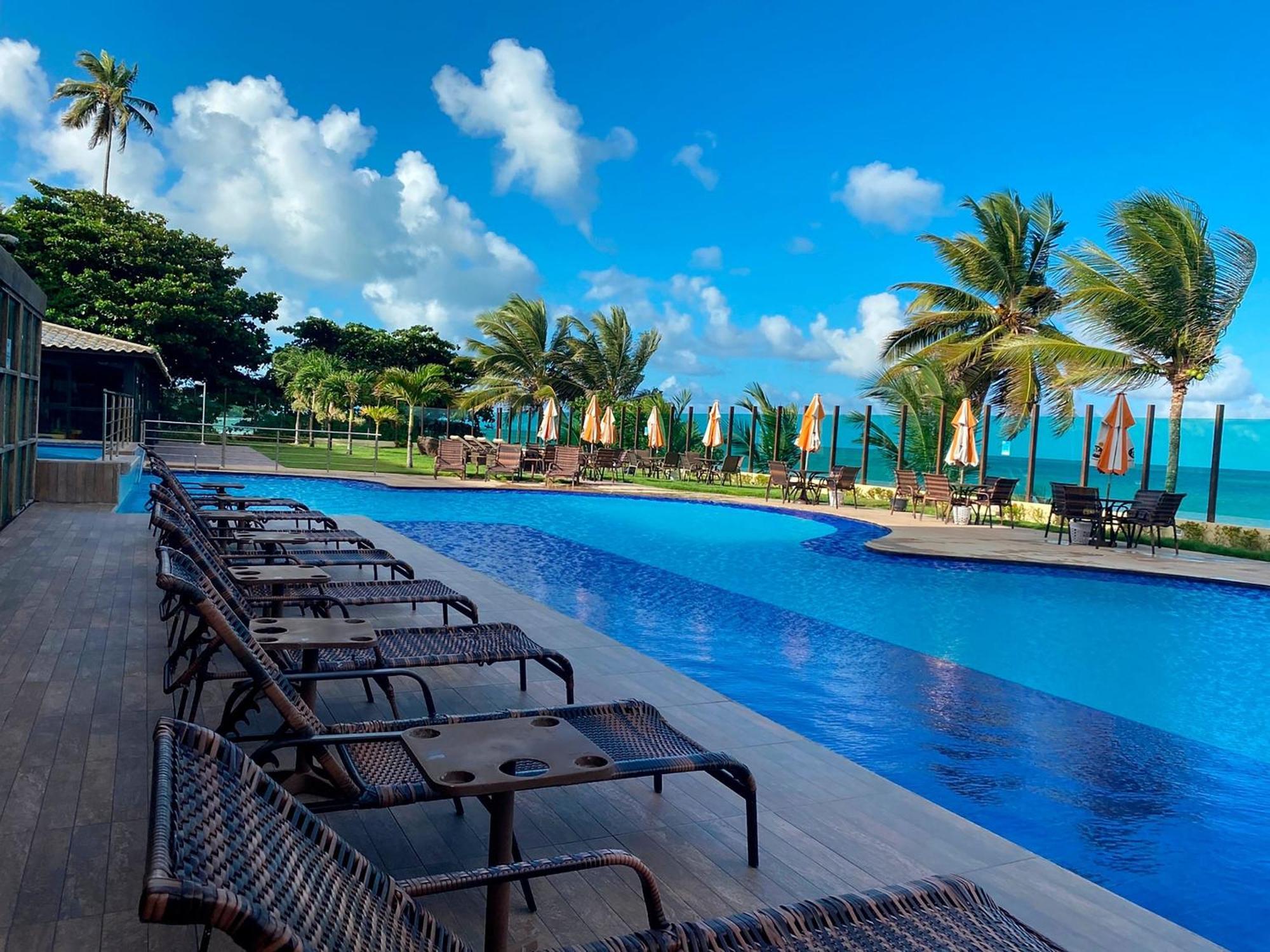 Flat Frente Mar - Praia De Tabatinga Конде Екстериор снимка