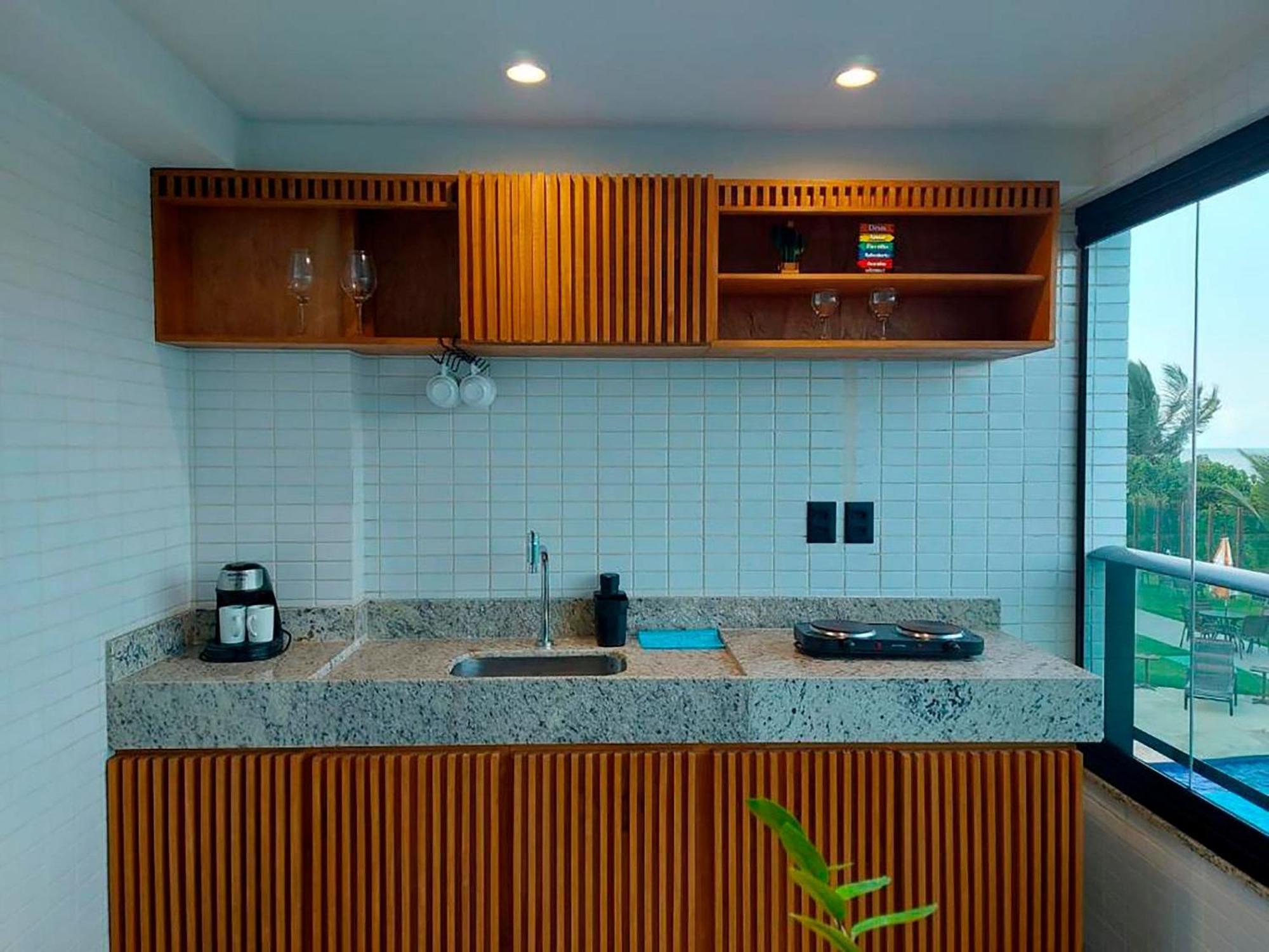 Flat Frente Mar - Praia De Tabatinga Конде Екстериор снимка