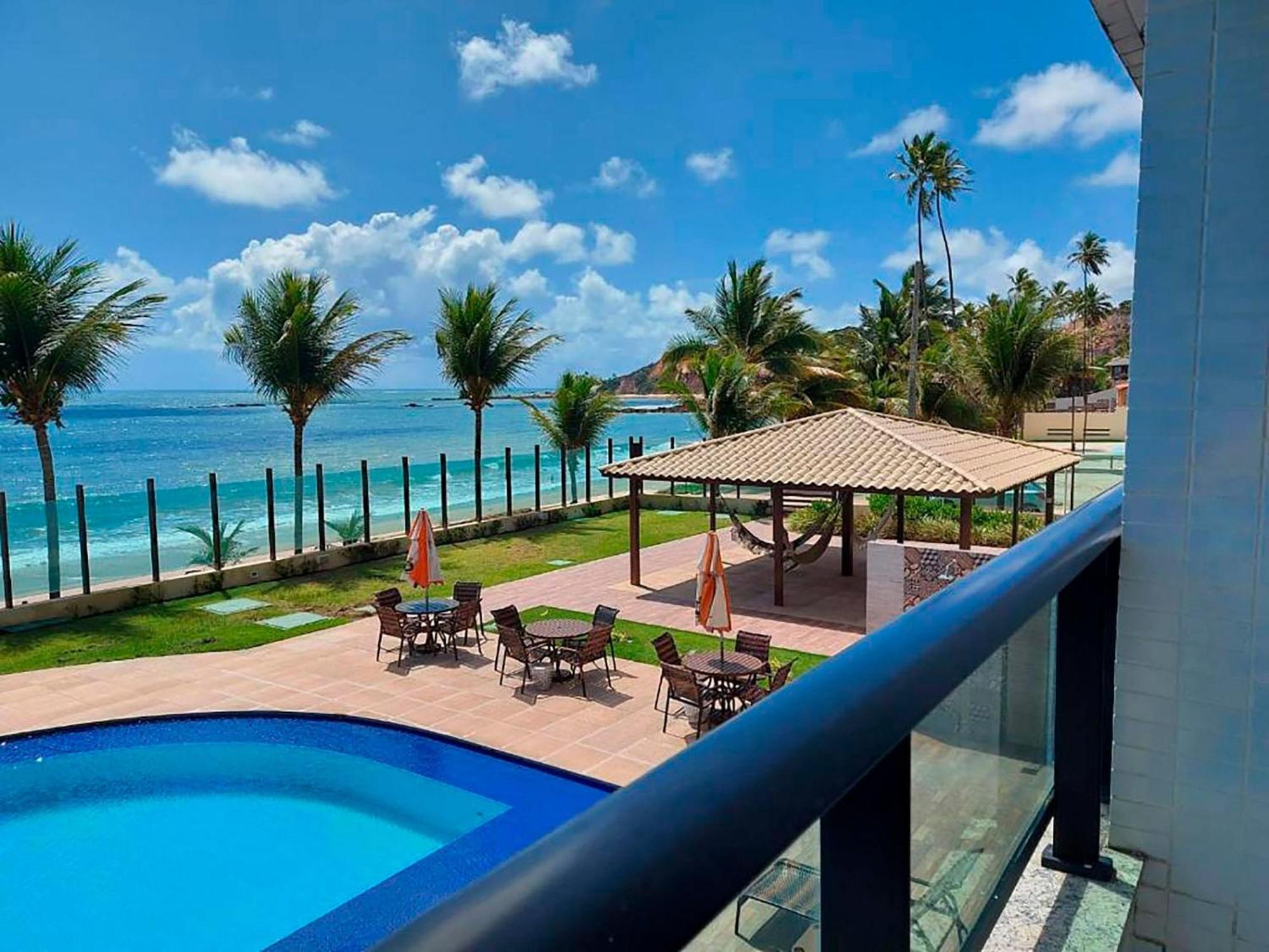 Flat Frente Mar - Praia De Tabatinga Конде Екстериор снимка